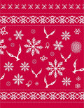 White Festive Winter Snowflakes Spread Rug