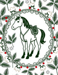 Equestrian Laurel Berry Snowflake Embrace Rug