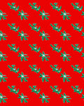 Crimson Green Foliage Repeat Rug