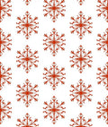 Ornate Red Starburst Repeating Overlay Rug