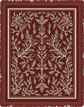 Terracotta Vine Symmetry Rug