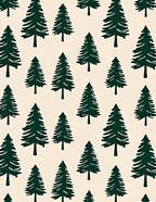 Deep Green Pine Forest Repeat Rug