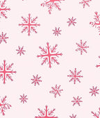 Crimson Snowflake Scatter Rug