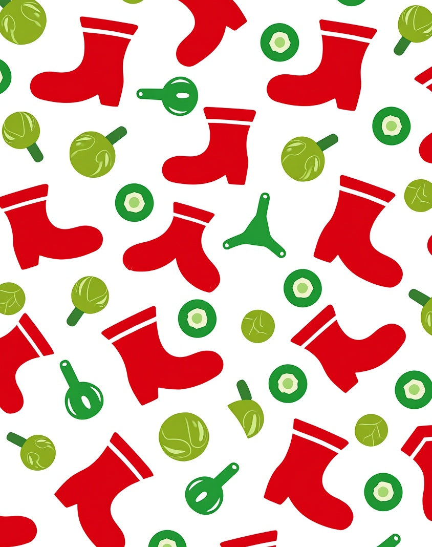 Plaid Red Snow Boots Green Sprouts Rug