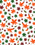 Autumn Maple Leaf Cluster Arrangement Rug