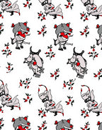 Whimsical Red Holly Creature Rapport Rug