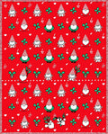 Red Gnomes Hearts Clover Sprinkle Rug