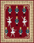 Nutcracker Ballet Cavalier Marie Red Rug