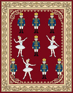 Nutcracker Ballet Cavalier Marie Red Rug