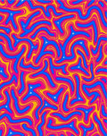 Vibrant Abstract Swirls Rug