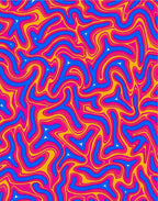 Vibrant Abstract Swirls Rug