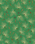 Emerald Green Leafy Branch Bounty Rug