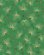Emerald Green Leafy Branch Bounty Rug