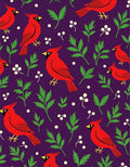 Red Cardinal Emerald Foliage Harmony Rug