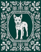 Emerald Forest Dog Medallion Rug