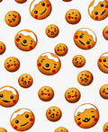 Sweet Gingerbread Faces All Over Rug