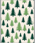 Green Evergreen Forest Scatter Rug
