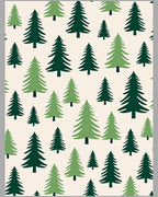 Green Evergreen Forest Scatter Rug