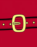 Classic Red Yellow Belt Buckle Rug