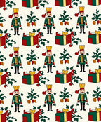 Festive Nutcracker Gifts and Holly Rug