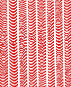 Crimson Waves Vertical Stripe Rug
