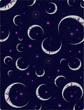 Celestial Moon Starry Night Rug