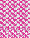 Pink Whimsical Creature Floral Repeat Rug