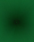 Radiating Emerald Green Starburst Rug