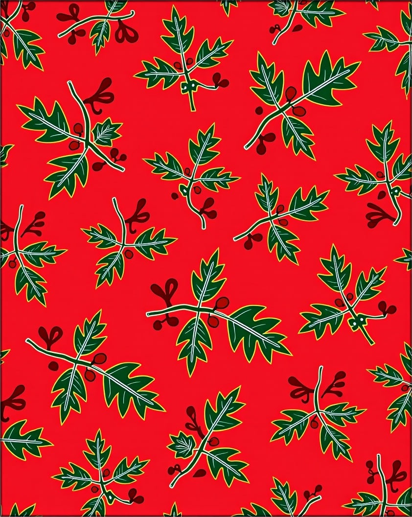 Red Holly Berry Garden Rug