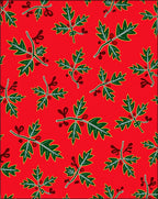 Red Holly Berry Garden Rug