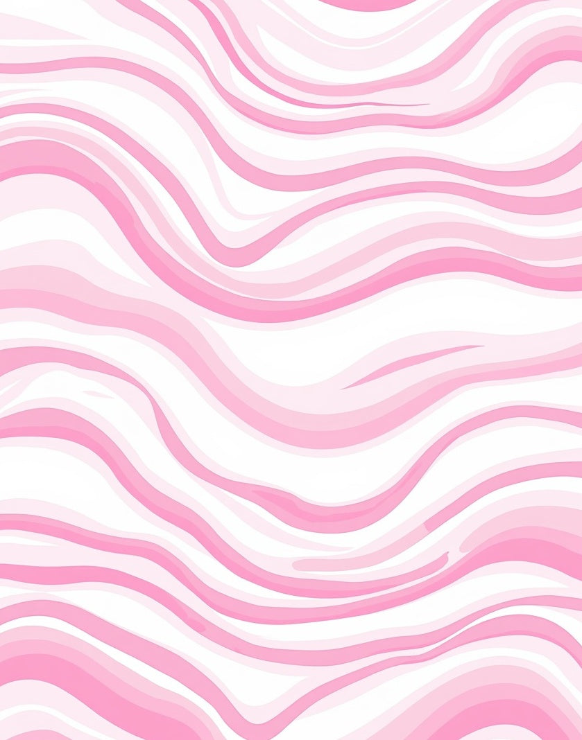 Gentle Pink Marble Swirl Rug
