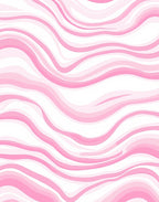Gentle Pink Marble Swirl Rug