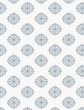 Blue Medallion Floral Art Deco Rug