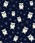 Cream Owl Starry Night Rug