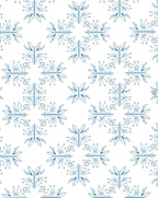 Delicate Blue Rococo Floral Medallion Rug