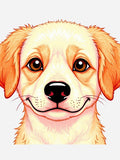 Golden Retriever Dog Face Close Up Rug