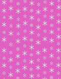 Pink Snowflake Winter Wonderland Rug