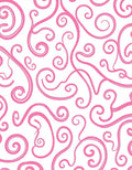 Pink Swirl Vine Artful Rug