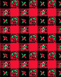 Red Black Buffalo Check Holly Sprigs Rug