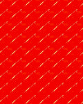 Bold Red Whimsical Vine Rug