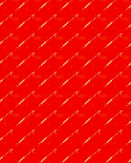 Bold Red Whimsical Vine Rug