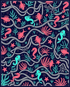 Marine Life Coral Sea Creatures Rug