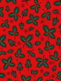 Green Leafy Clover Blossom Rug