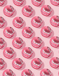 Pink Circular Macaron Repeat Rug