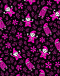 Pink Gnome And Leaf Repeat Rug