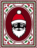 Festive Santa Claus Christmas Ornamental Rug