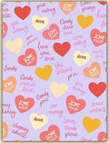 Sweet Hearts Candy Love Background Rug