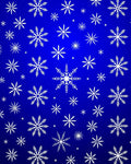 Winter White Snowflake Scatter Rug