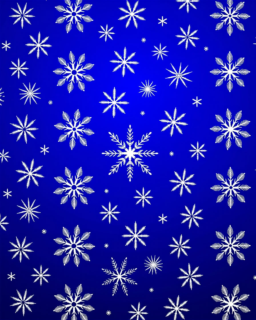 Winter White Snowflake Scatter Rug