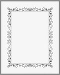 Ornate Leafvine Square Frame Rug